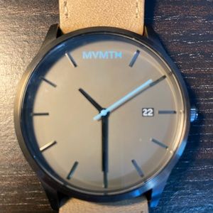 never worn watch from kohls with leather strap